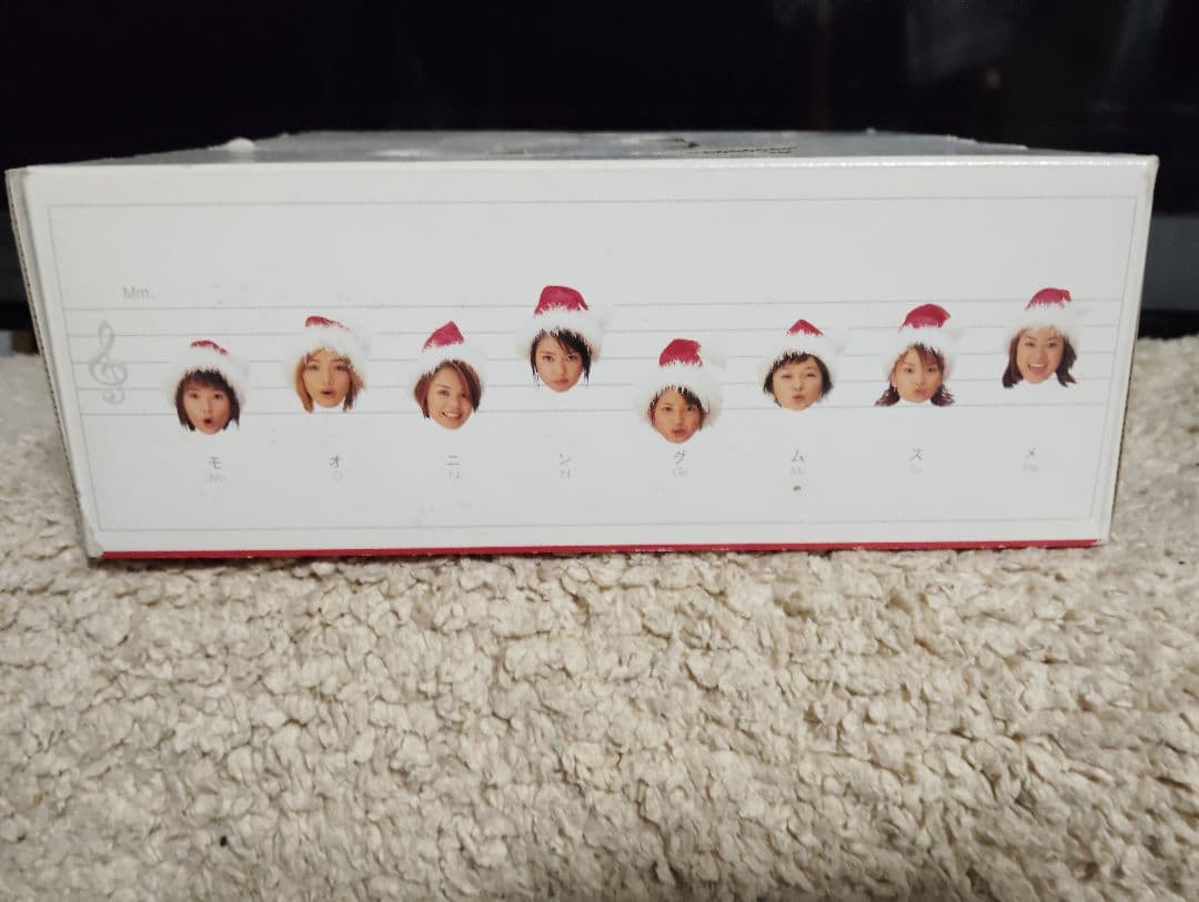 サンタ帽のイラスト入り箱