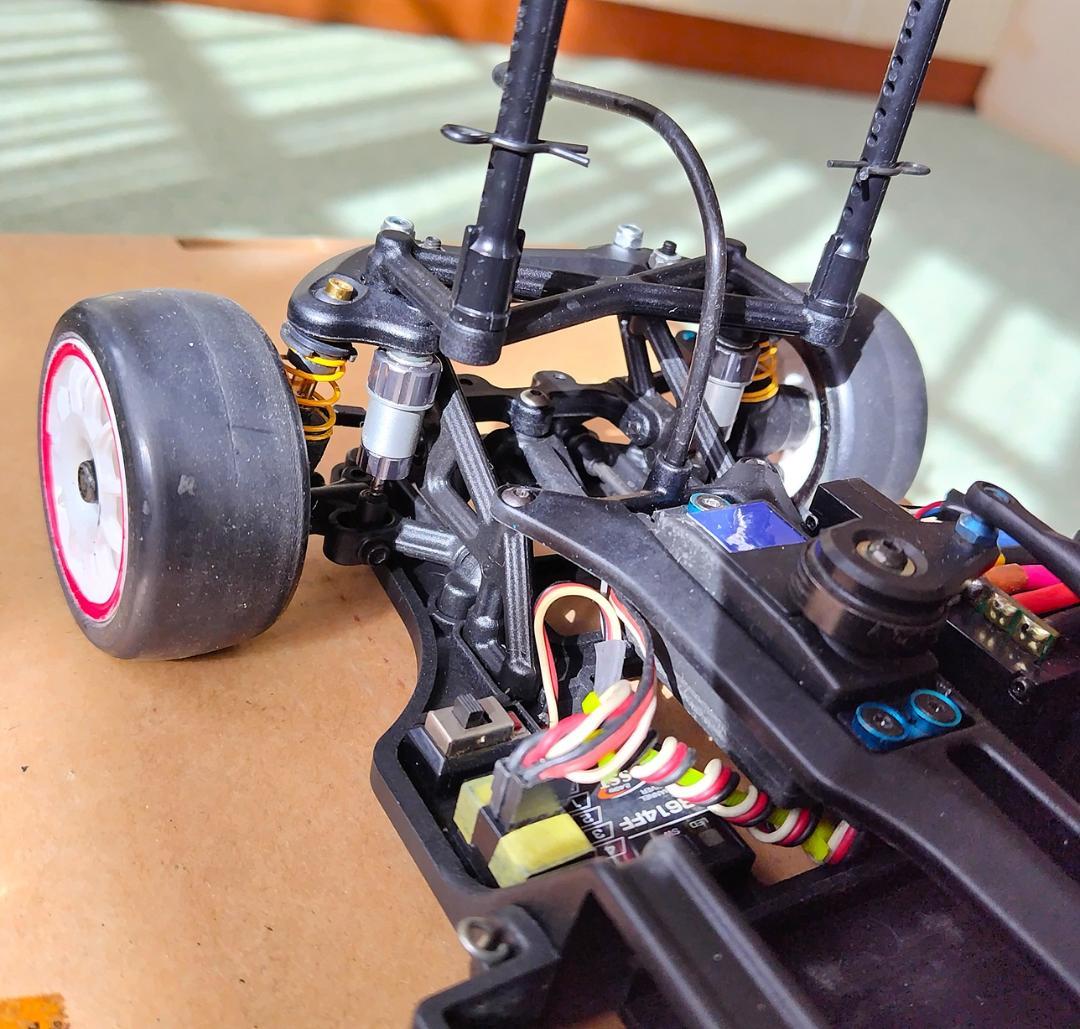 ミニシャシーキット.ガンベイド.（中古ボディー＆メカ搭載済み）