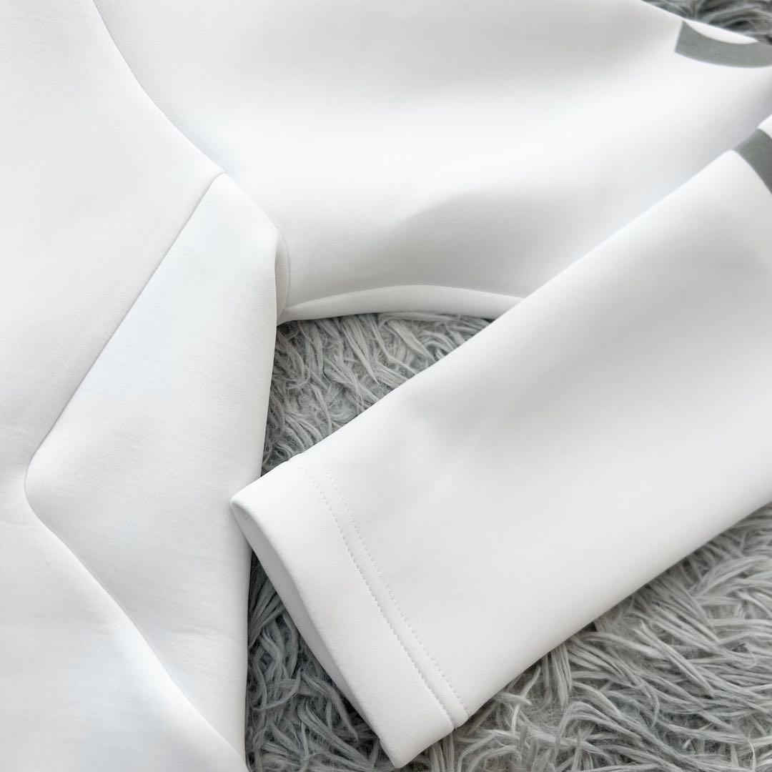 新品　PGG パーリーゲイツ　プルオーバー　ハイネック　カットソー　ホワイト　1