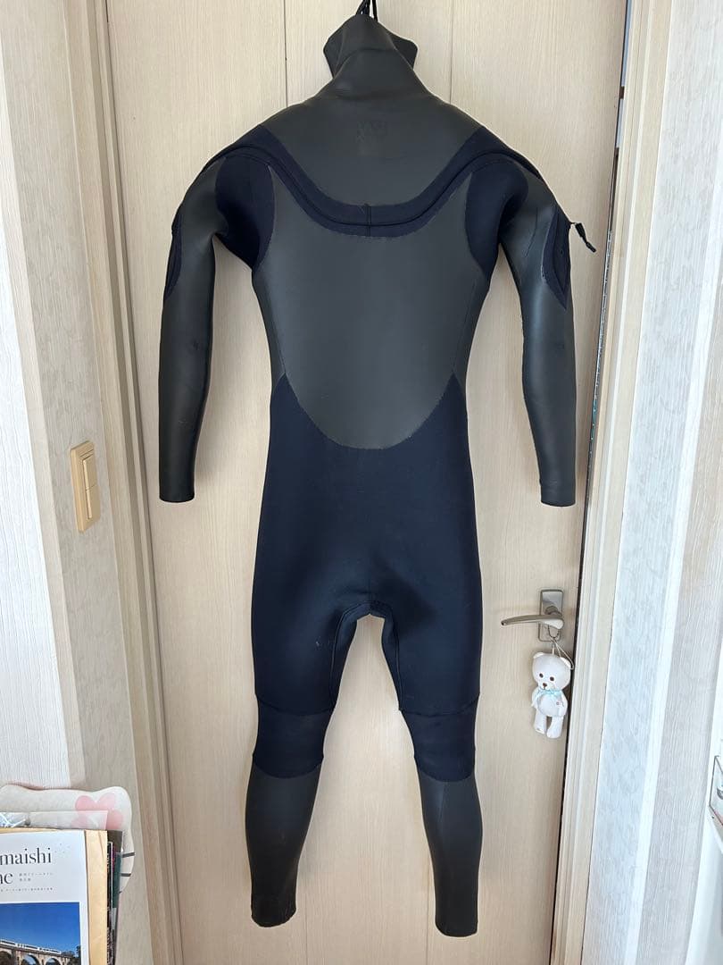 RASH ウェットスーツ　セミドライ　ML ラバー柔らか　オールブラック　激シブ