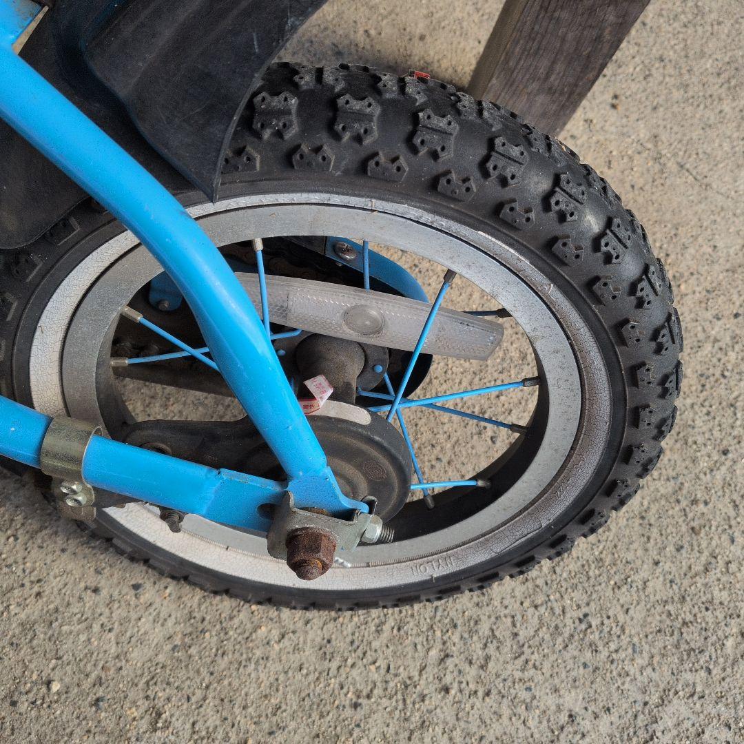 THOMAS 幼児用自転車 青色 バスケット付き