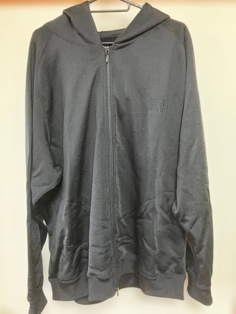 【美品】Needles 黒 フルジップ パーカー XLサイズ
