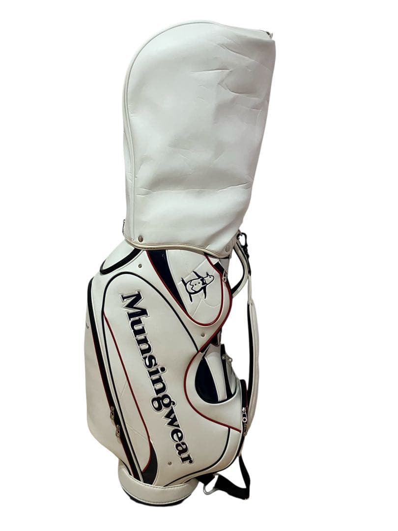 F*1様 Munsingwear キャディバッグ ホワイト
