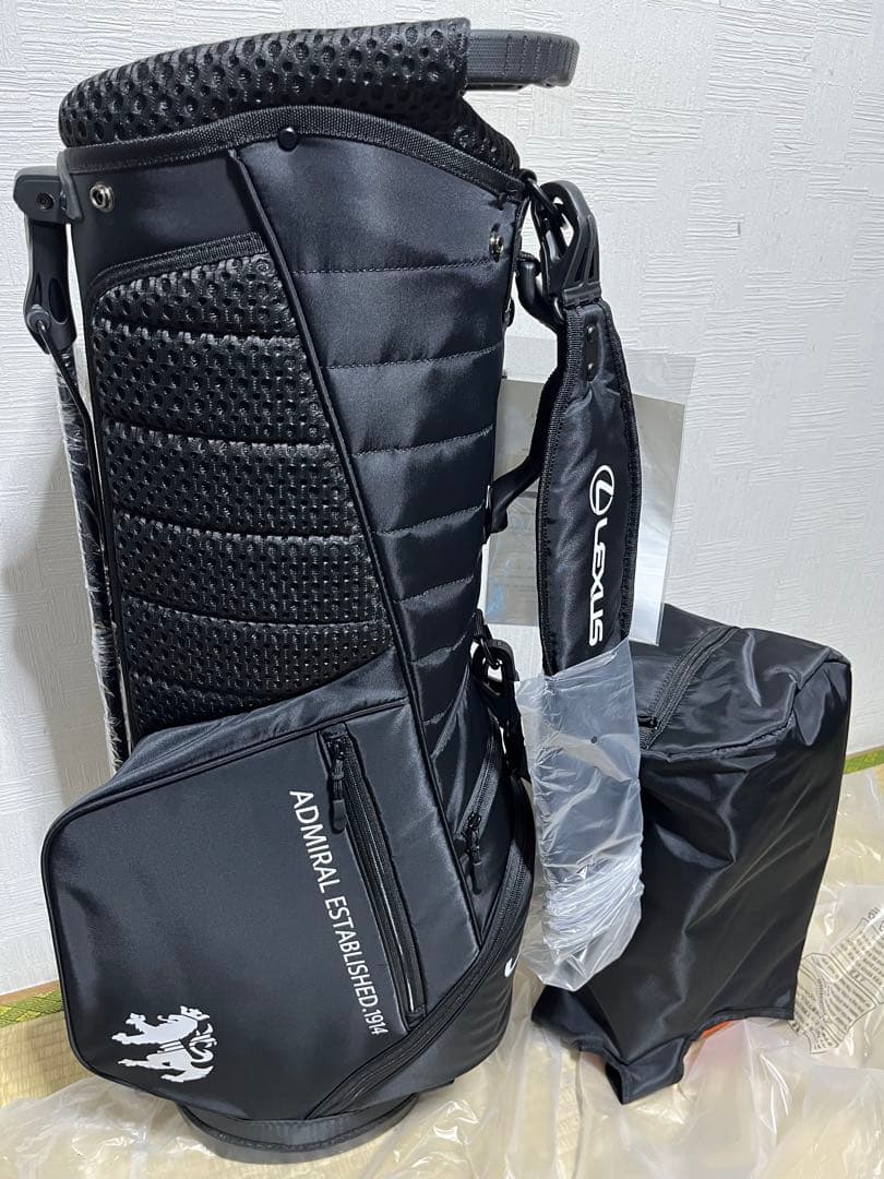 新品！レクサス＆アドミラル　lexus admiral キャディバッグ