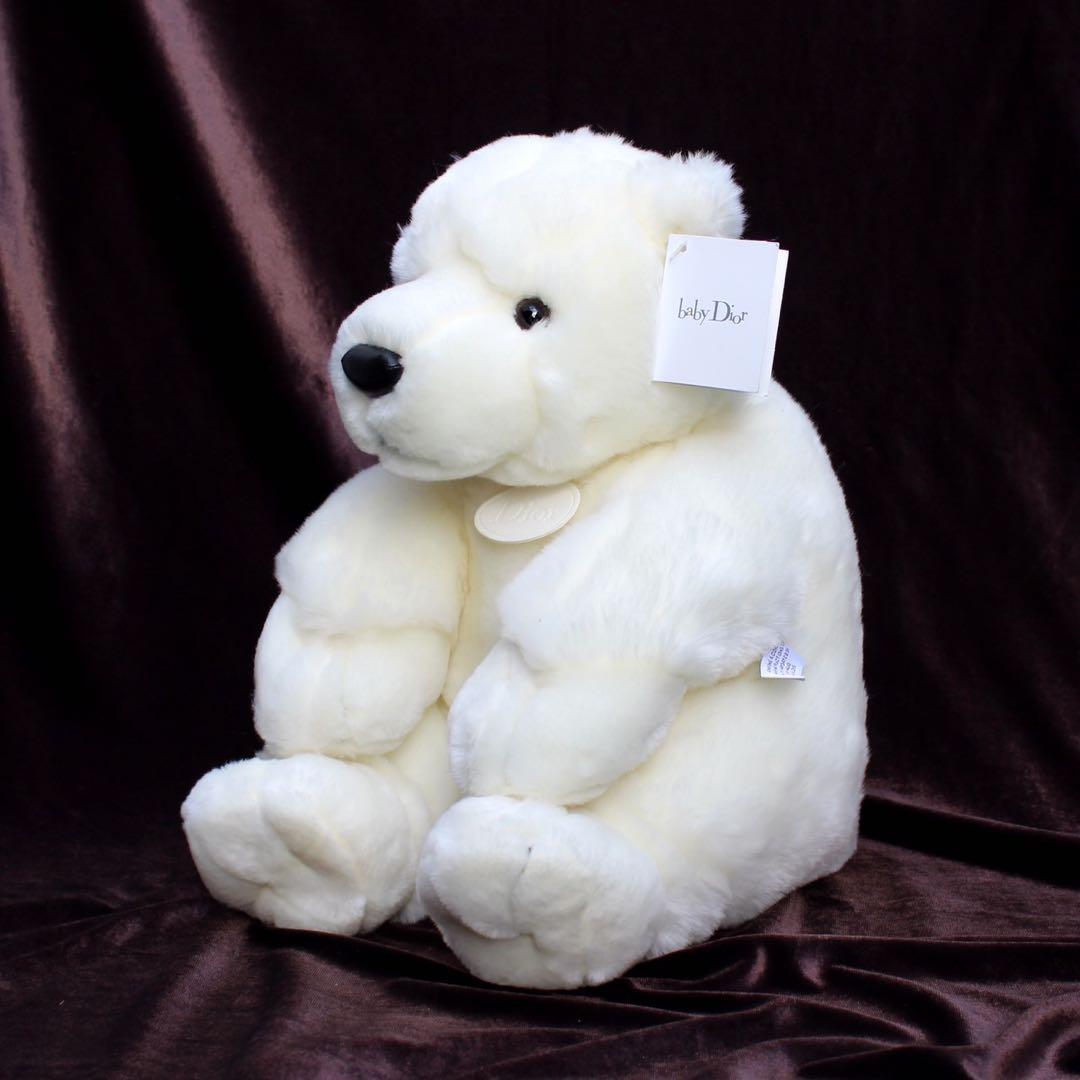 ♥Christian Dior ホワイトクマ ぬいぐるみ テディベア baby