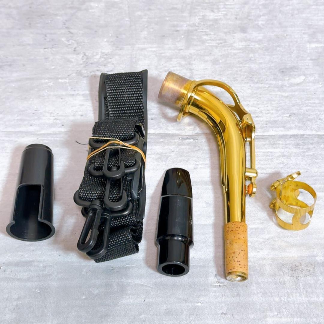 美品! アルトサックス 管楽器　ノーブランド　マウスピース　ネット　ケース