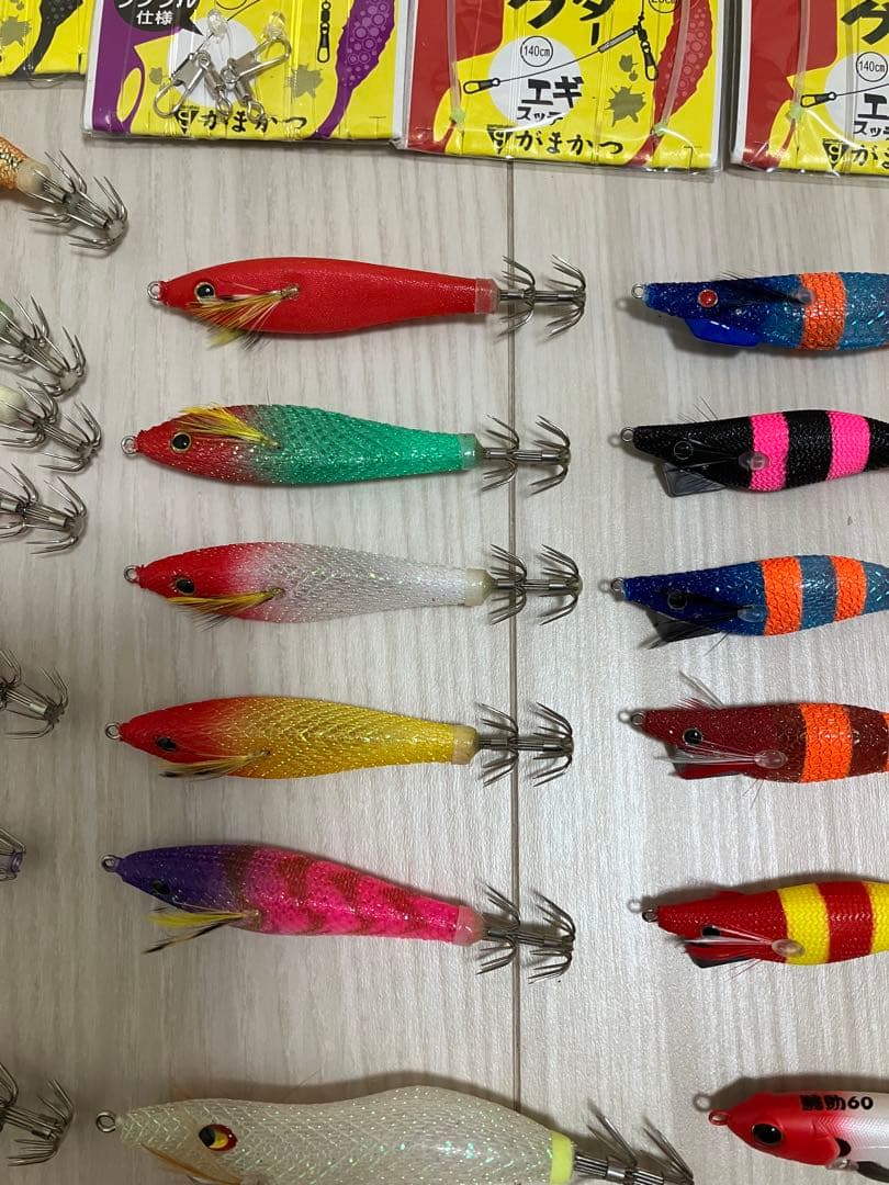 イカメタル用エギとメタルスッテ、ほぼ未使用品