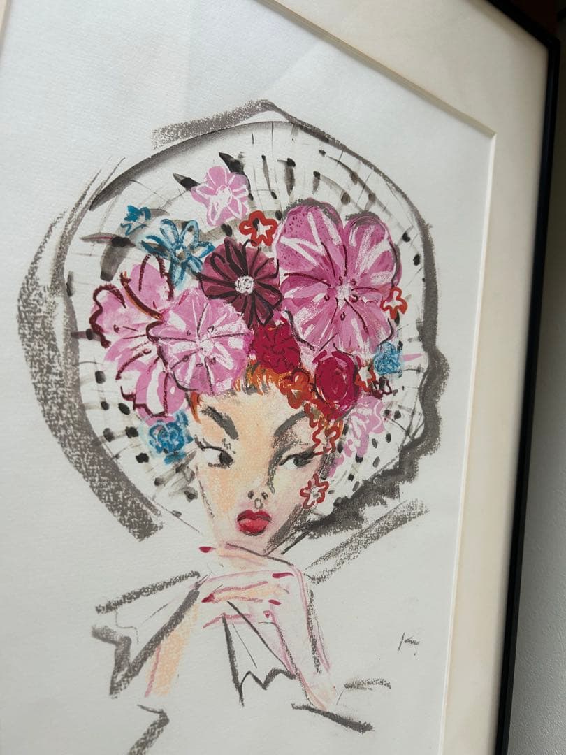 金子國義　リトグラフ