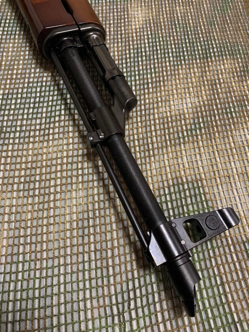 ■マルイ AKM ガスブロ リアルウッドハンドガード ストック付