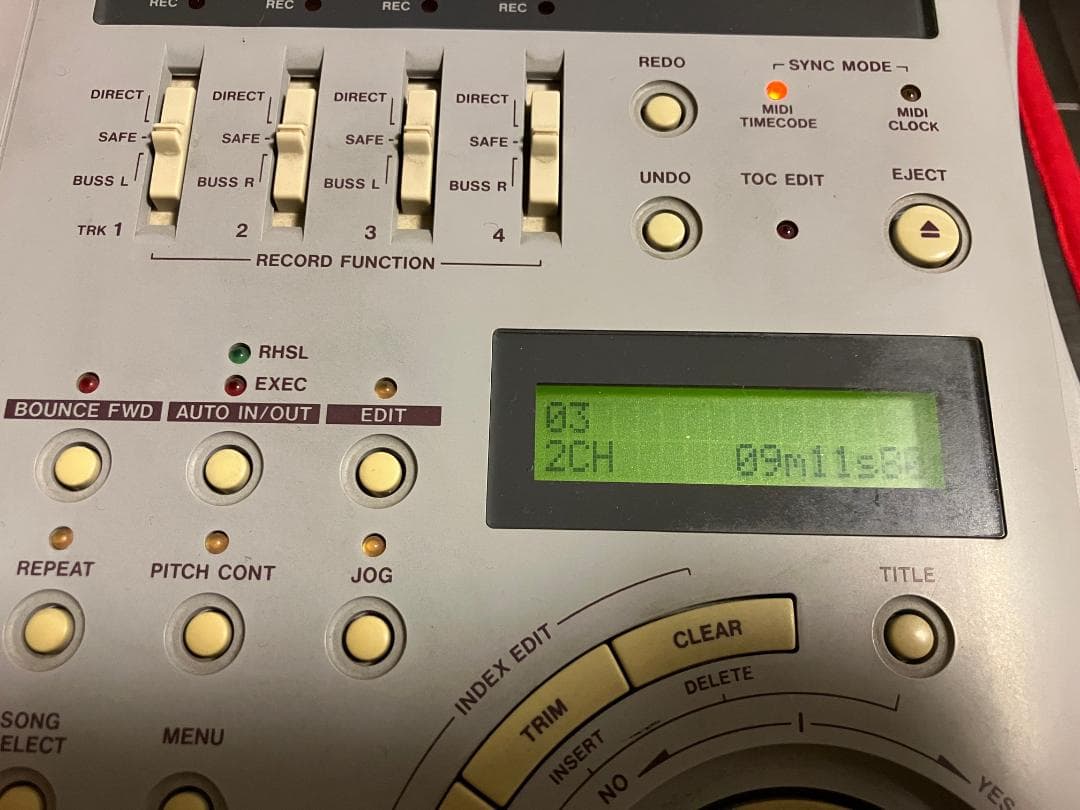 [動作チェック]TASCAM 564 MD マルチトラックレコーダー