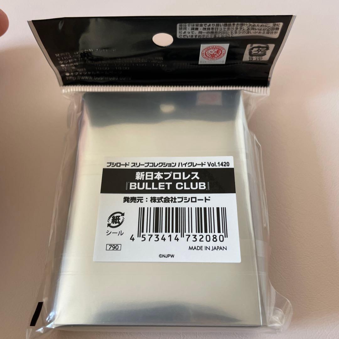 未開封　スリーブ　新日本プロレス　バレットクラブ　60枚入り