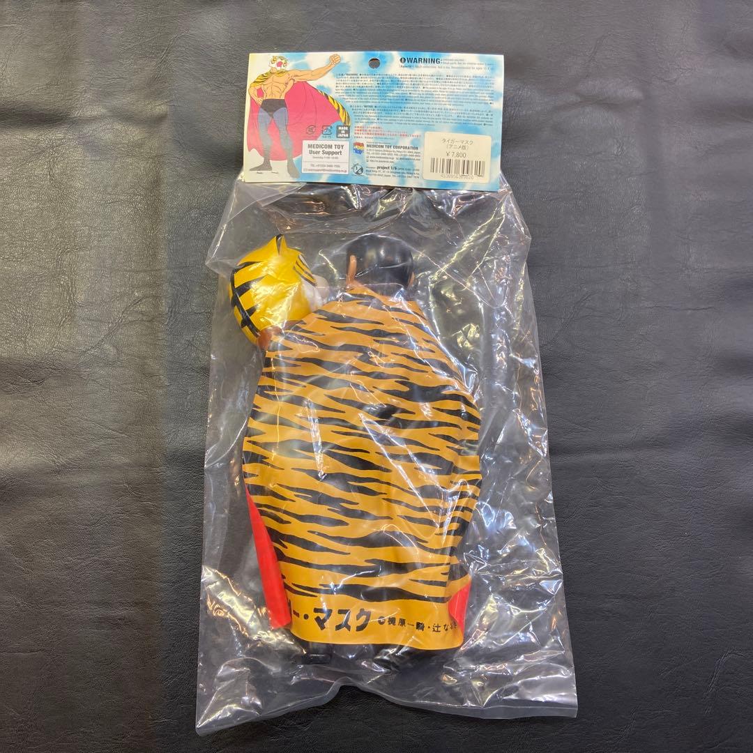 未開封品 タイガーマスク アニメ版 ソフビ メディコムトイ 電人