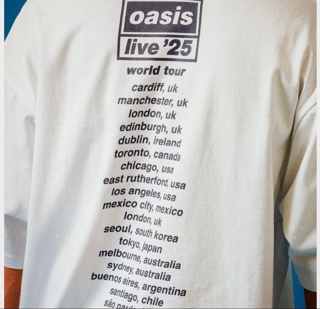 oasis Tシャツ Photo 【UKデザイン】 White