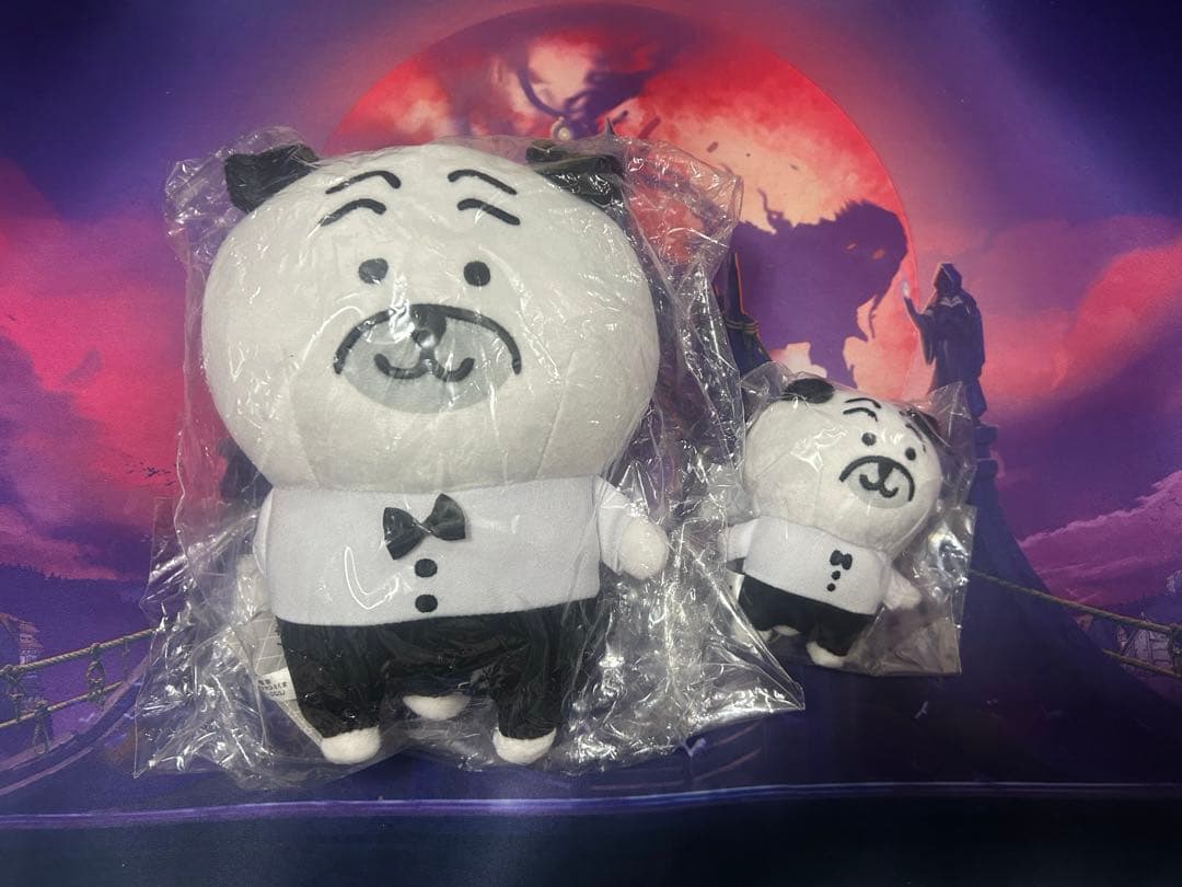 自分ツッコミくま カフェ パグさん ぬいぐるみ マスコット ナガノのくま