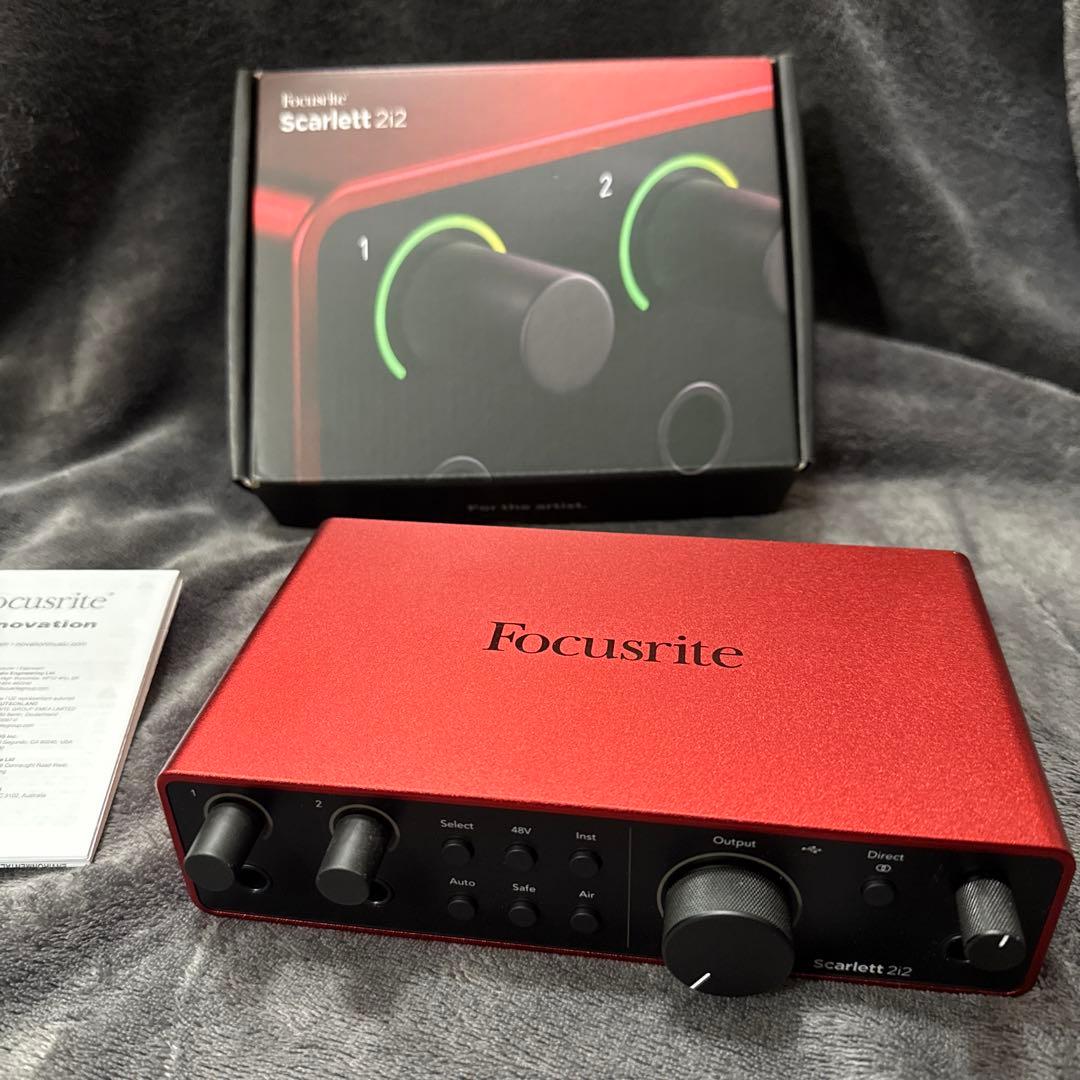 DTM・DAW Focusrite Scarlett 2i2 Gen4