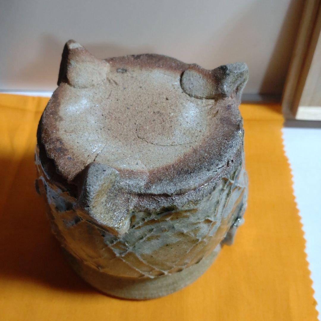 人間国宝　『濱田庄司』作　灰釉香炉