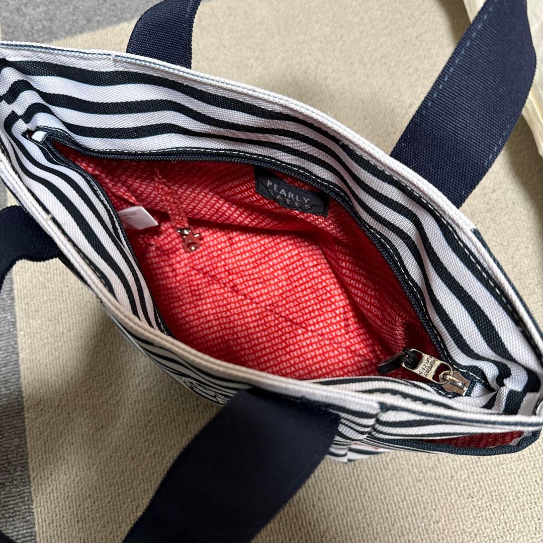 PEARLY GATES ストライプカートバッグ