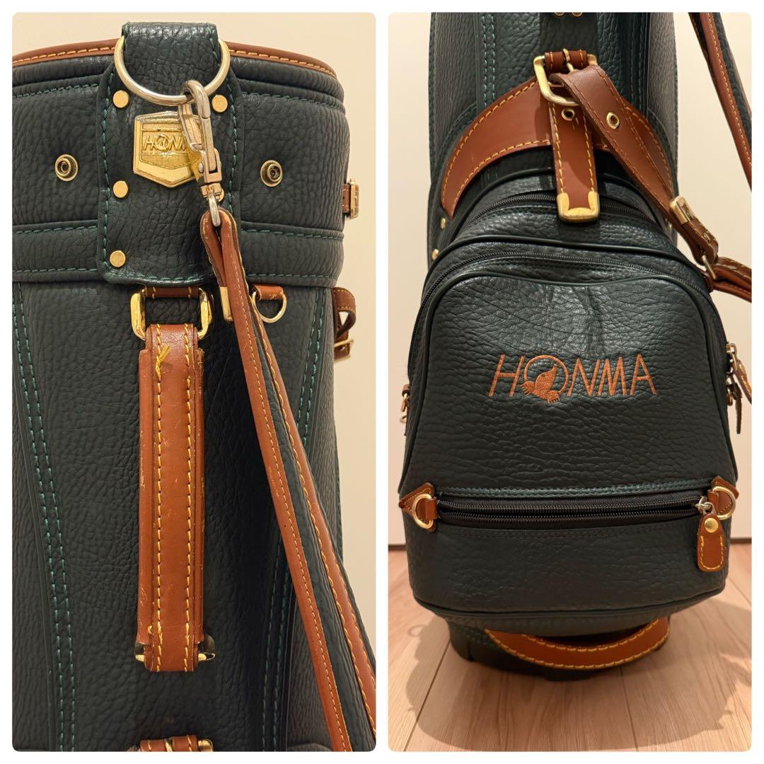 牛革 HONMA ホンマ ヘリテイジ キャディバッグ ゴルフバッグ 廃盤品