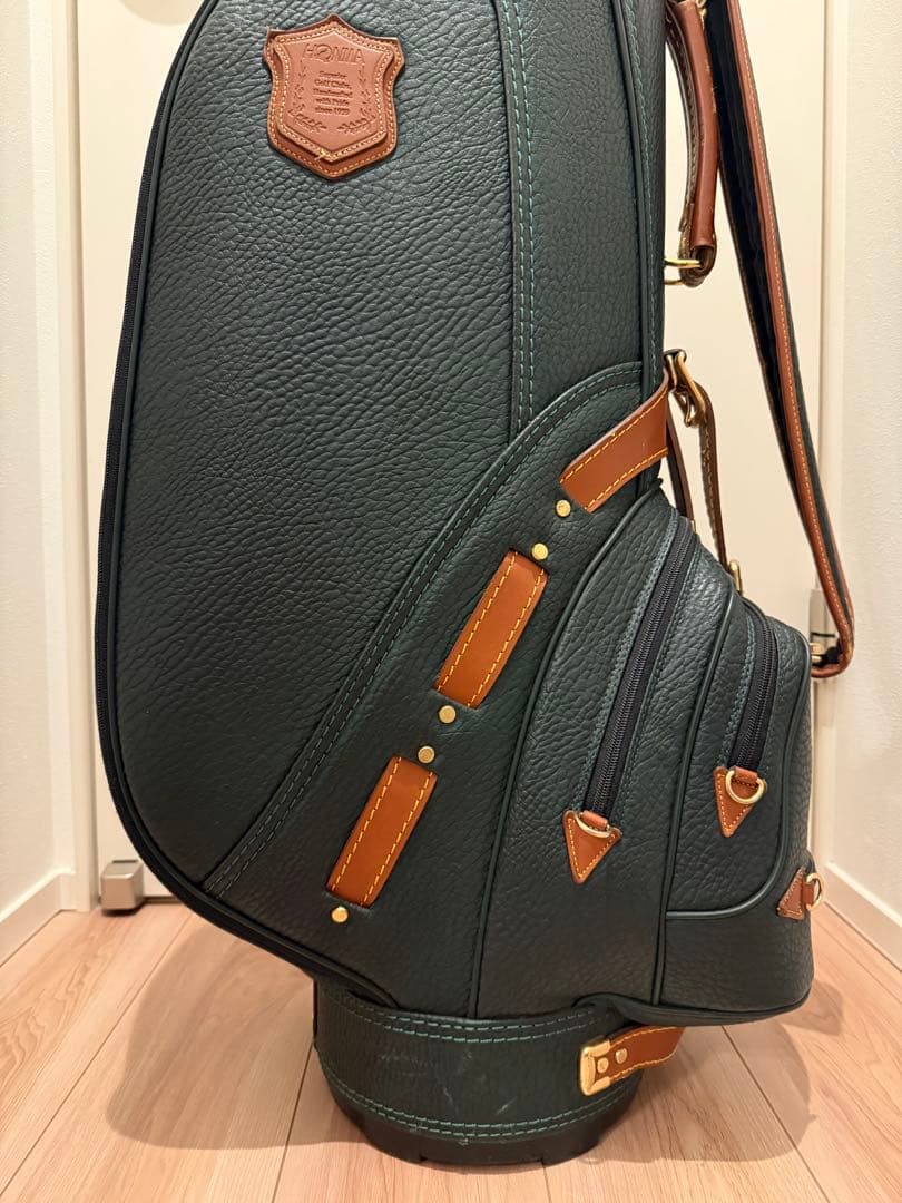 牛革 HONMA ホンマ ヘリテイジ キャディバッグ ゴルフバッグ 廃盤品