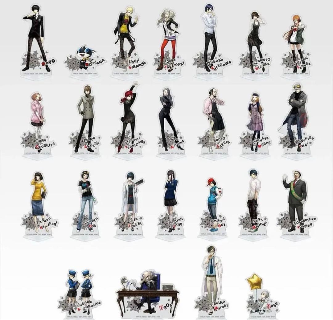 【ペルソナ5R】一番くじ／F賞アクリルスタンド全種セット