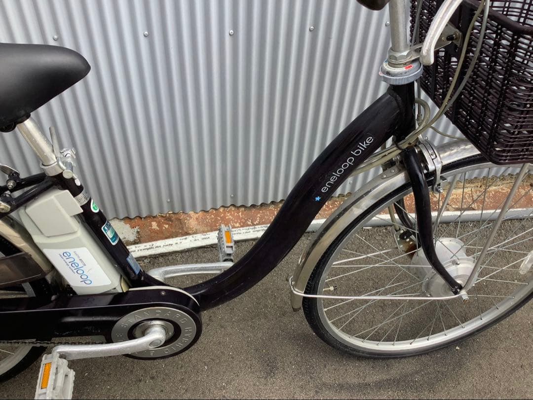 サンヨー新機種電動アシスト自転車eneloop bike26インチブラウンアルミ