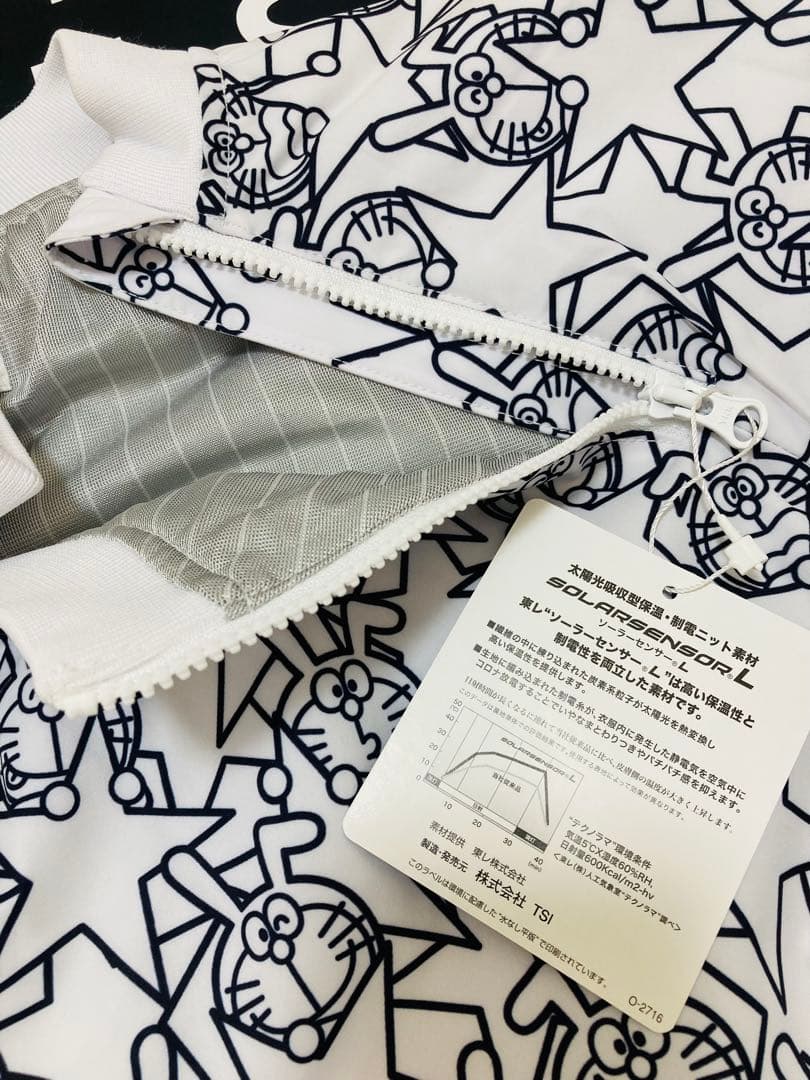 新品 ジャックバニー ドラえもん ラミネートタフタ中綿スニードジャック（4）M白