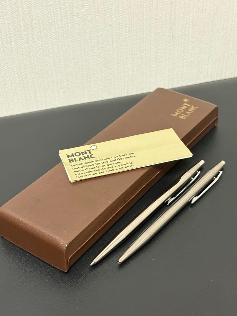 MONT BLANC ノブレスボールペン　シャーペンセット　シルバー