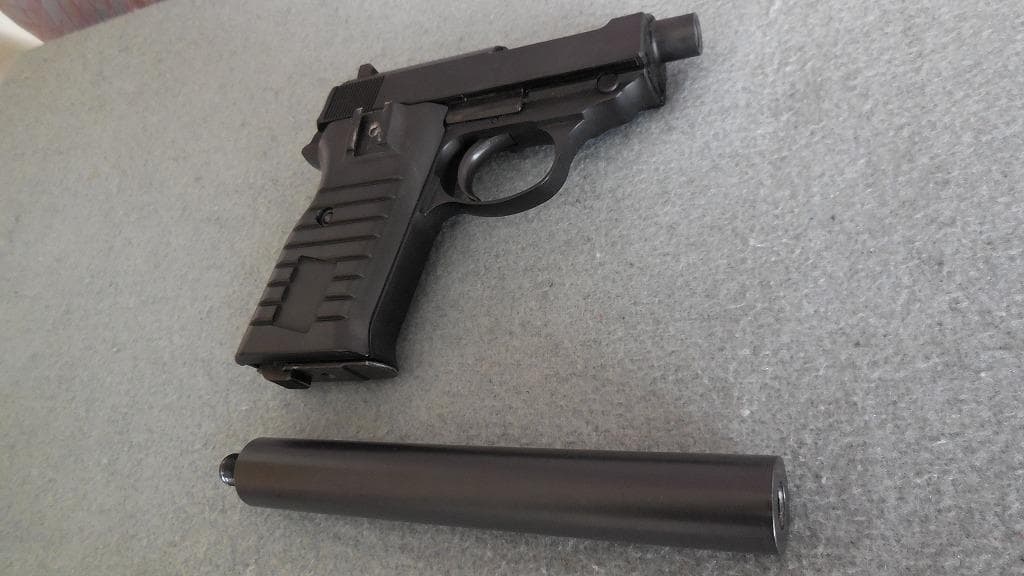 マルゼン　ワルサーP38　デタッチャブル専用　サイレンサー　オリジナル品