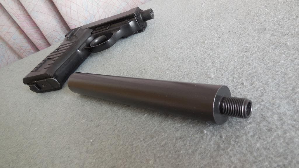 マルゼン　ワルサーP38　デタッチャブル専用　サイレンサー　オリジナル品