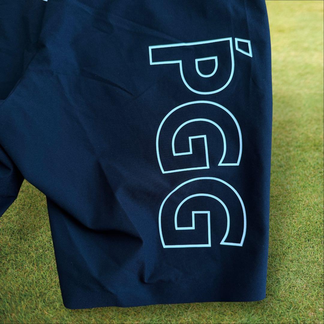 パーリーゲイツ　PGG ハーフパンツ　短パン　5 L〜XL相当 紺　ネイビー　白