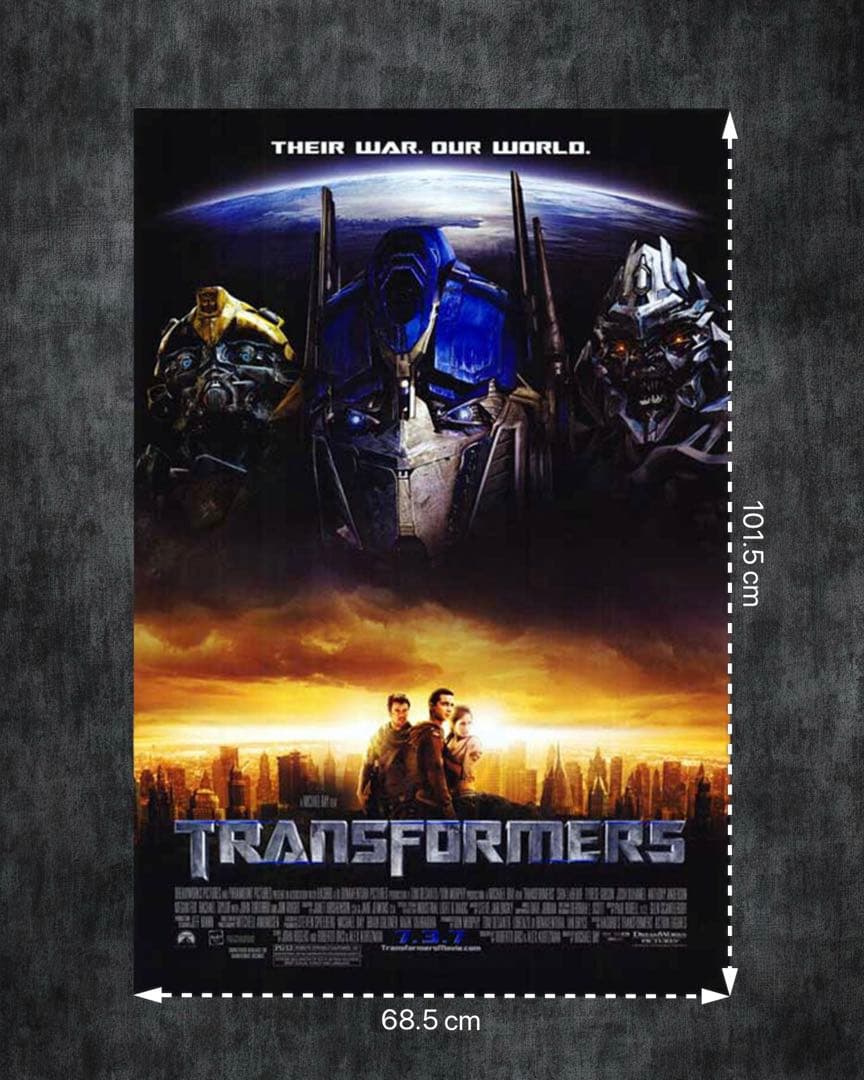 *枚数限定*映画館用両面印刷ポスターUS版:トランスフォーマー