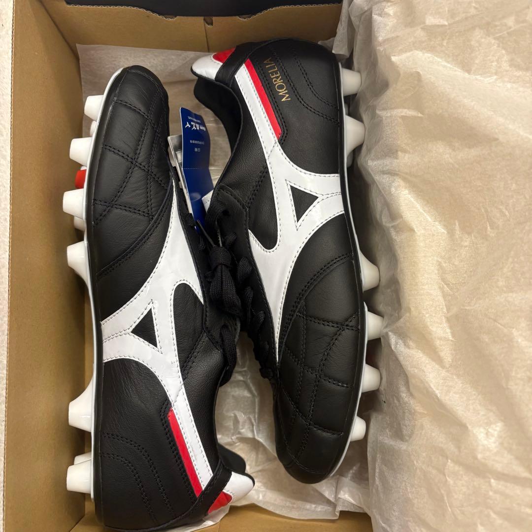 ミズノ モレリア 2 JAPAN クロスステッチ　ブラック 26.0cm