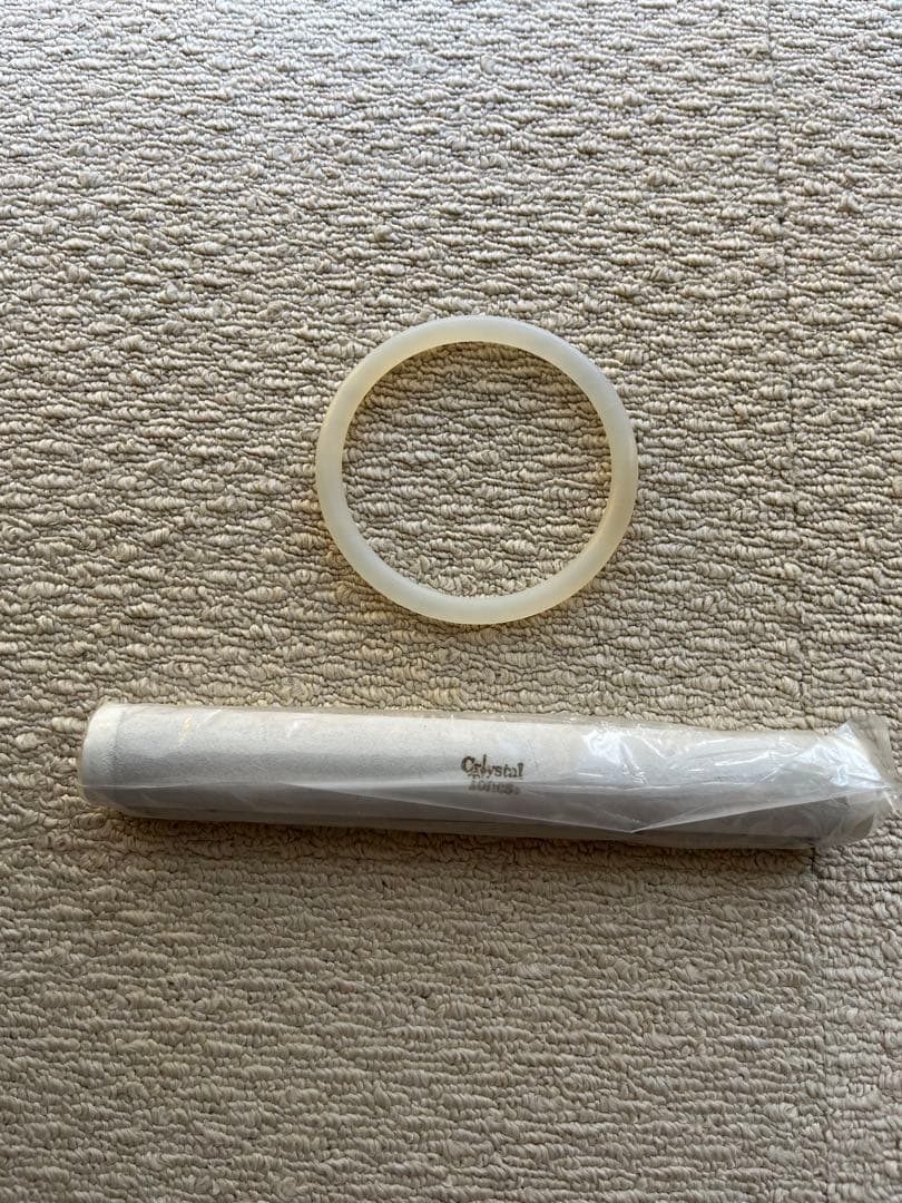 お値下げしました‼️クリスタルボウル ローズ　ホワイトライトゴールド7”F#➕20