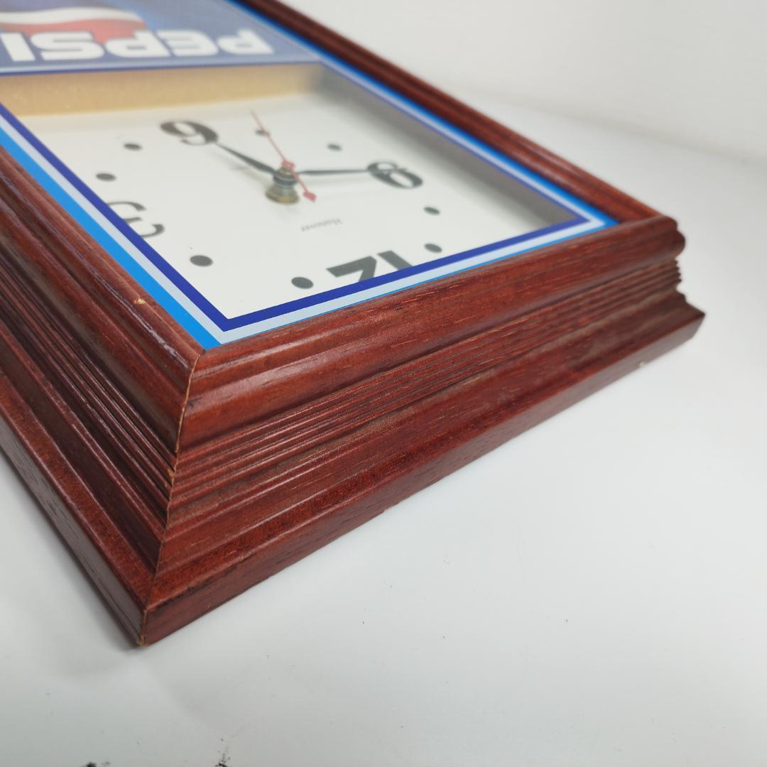 ペプシ 壁掛け時計 ビンテージ 雑貨 海外製 アンティーク調 peps h91Z