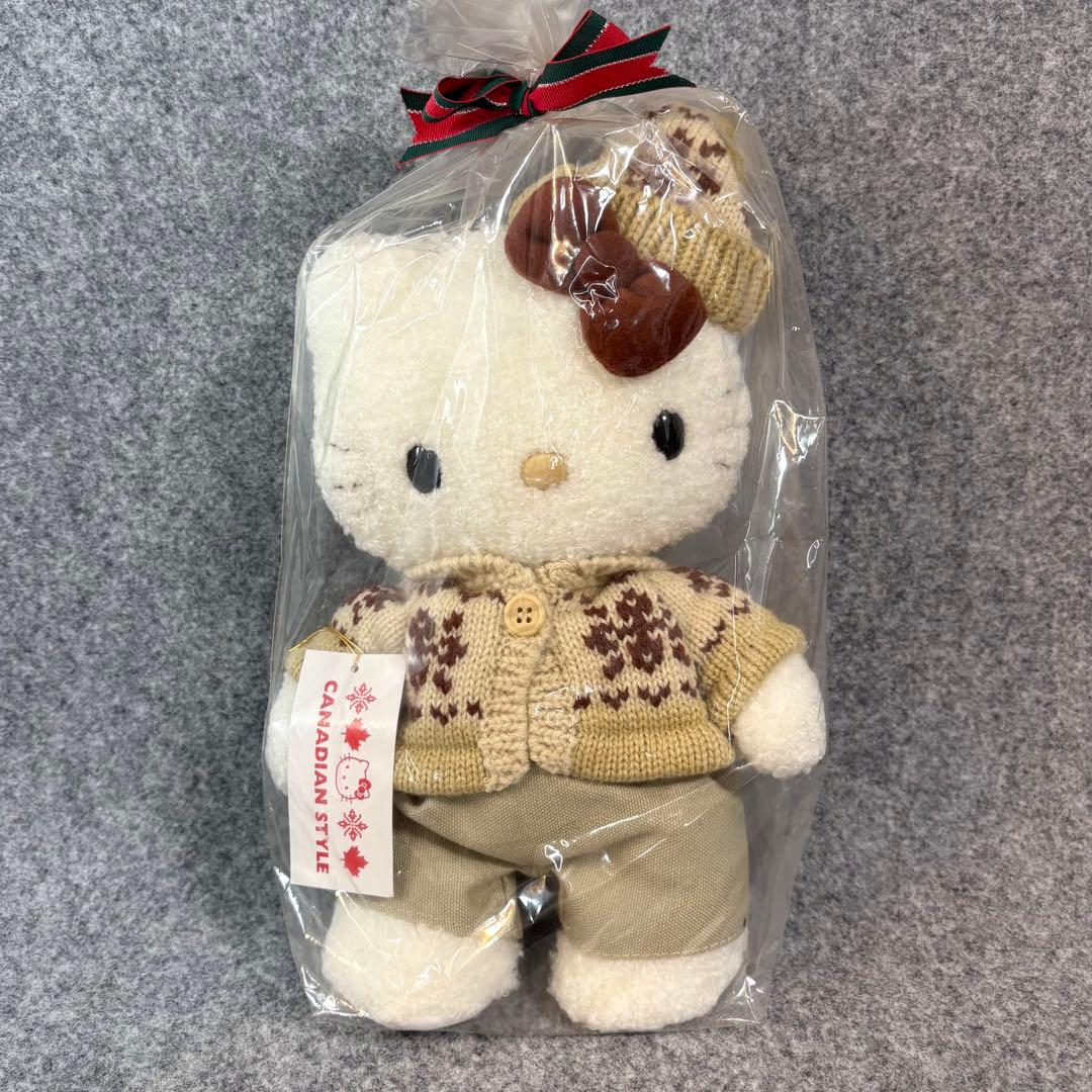ハローキティ CANADIAN STYLE ぬいぐるみ