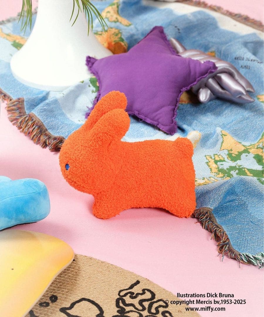 【別注】ides×MEDICOM TOY/ブルーナボンボンふわモコミニラビット