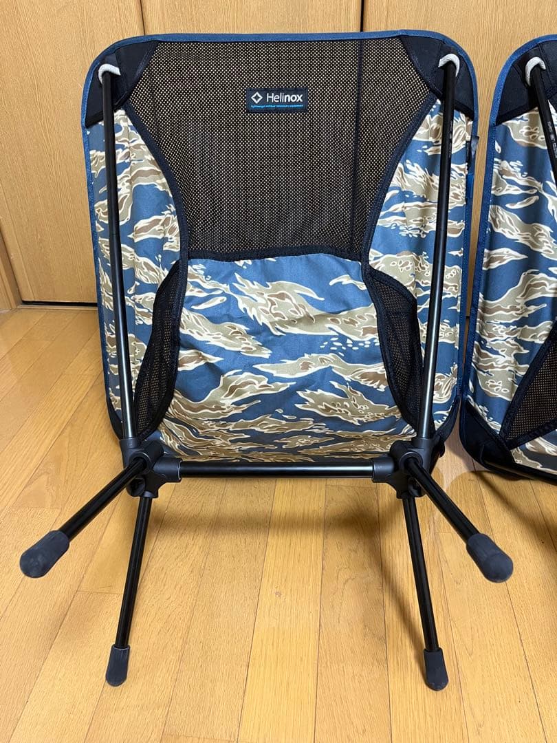【極美品】Helinox ヘリノックス チェアワン タイガーカモ　2脚セット