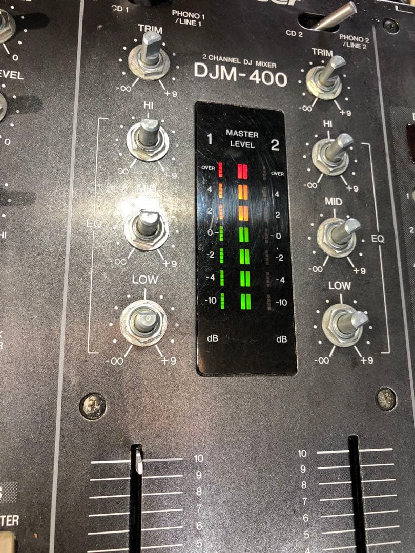 pioneer dj パイオニア　DJM-400 縦フェーダー新品