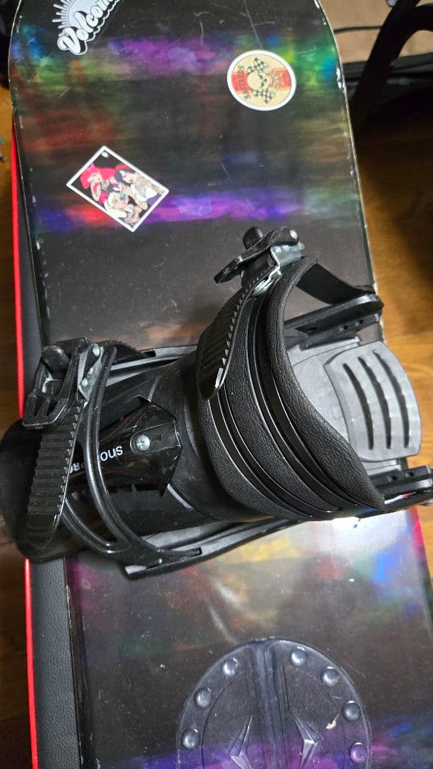 宇宙柄 スノーボード ビンディングセット