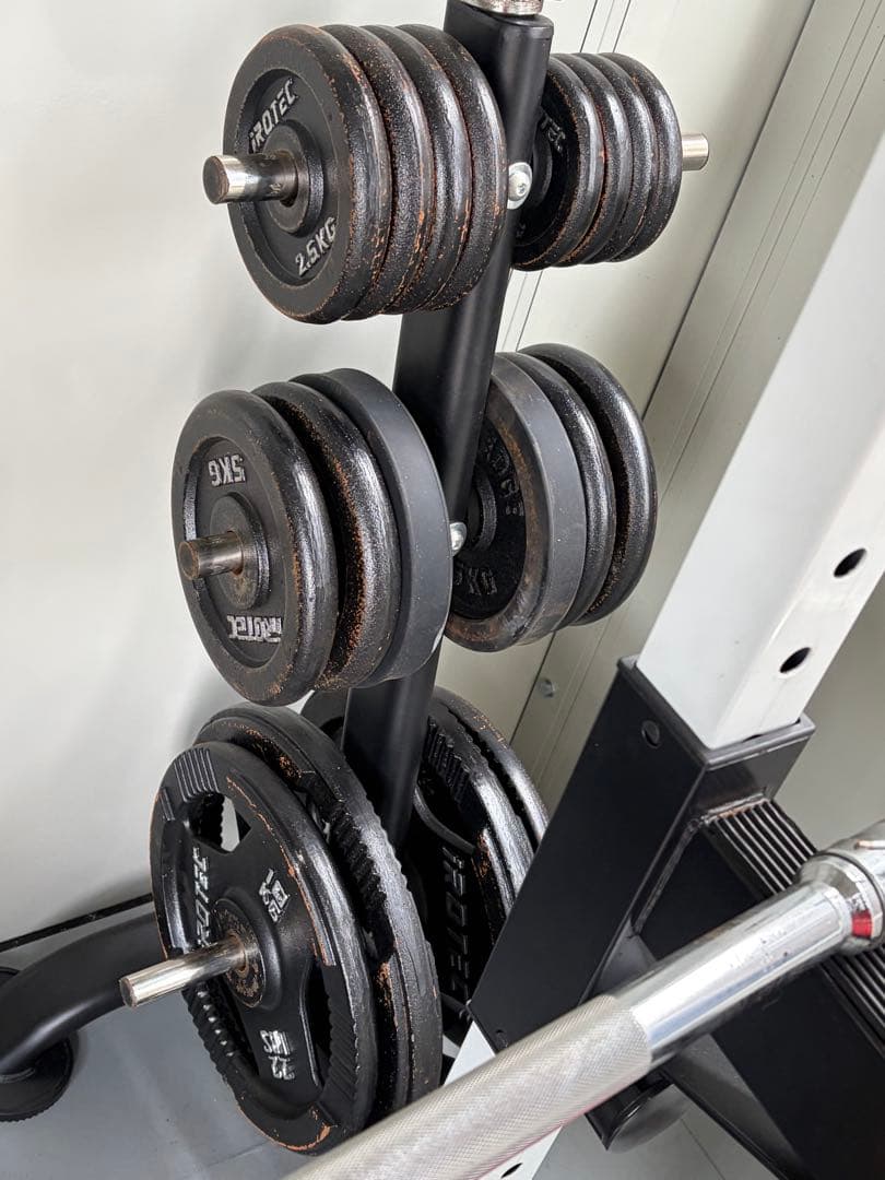 パワーラックとダンベルセット
