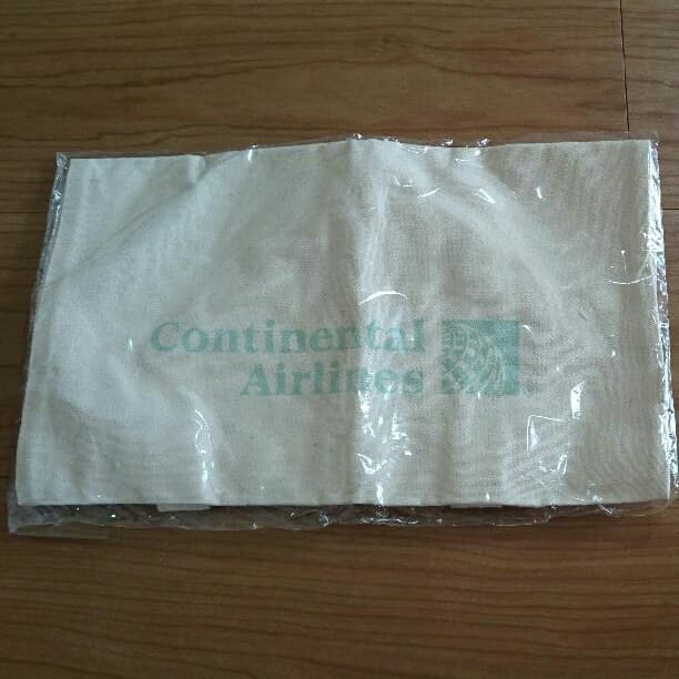 飛行機グッズ コンチネンタル航空 コットンバック
