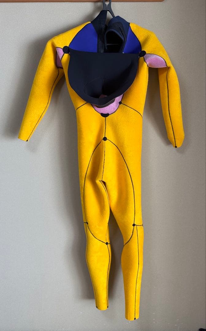 起毛3ミリバックジップ ラバー フルスーツ MLB+ 美品