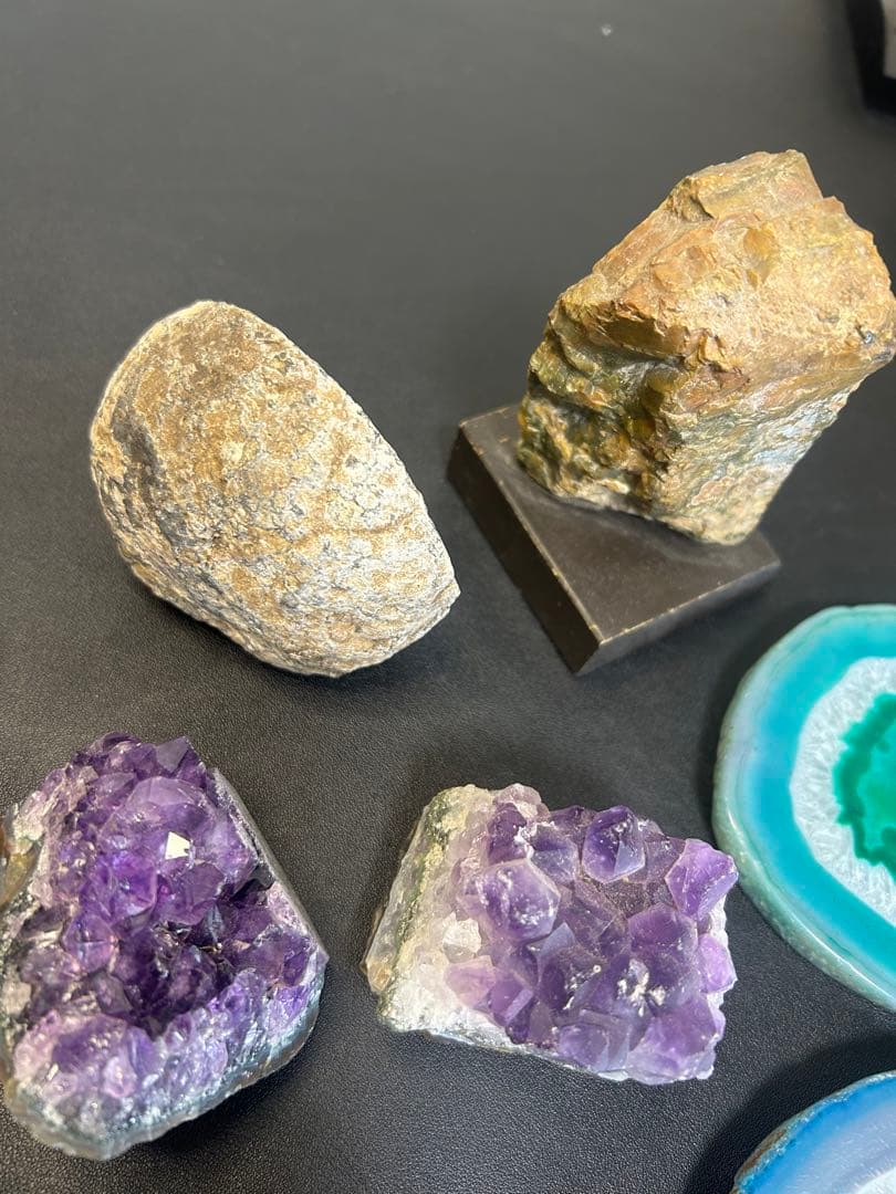 旧家蔵出し鉱物や宝石8点セット　縁起物、風水、お守り、骨董品、収蔵品、掘り出し物