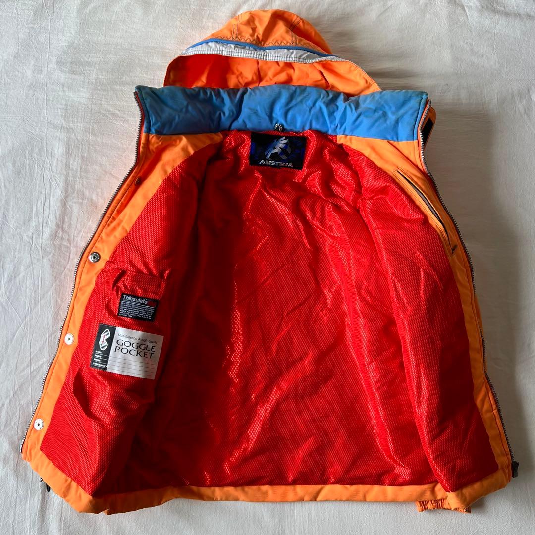 【希少】SNOOPY オーストリア代表モデル スキーウェア アシックス オレンジ