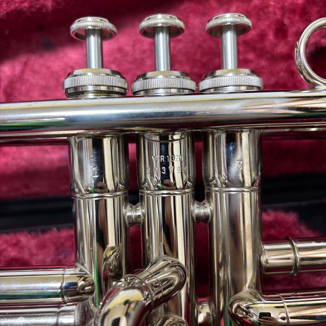 【稀少】 YAMAHA トランペット YTR-1320 シルバー 美品 日本製