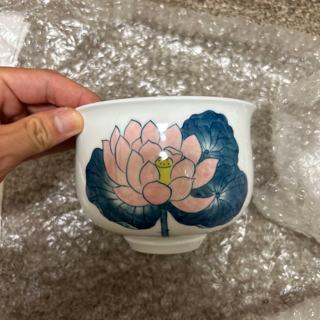 ②茶碗 波佐見焼　吉川千代子作