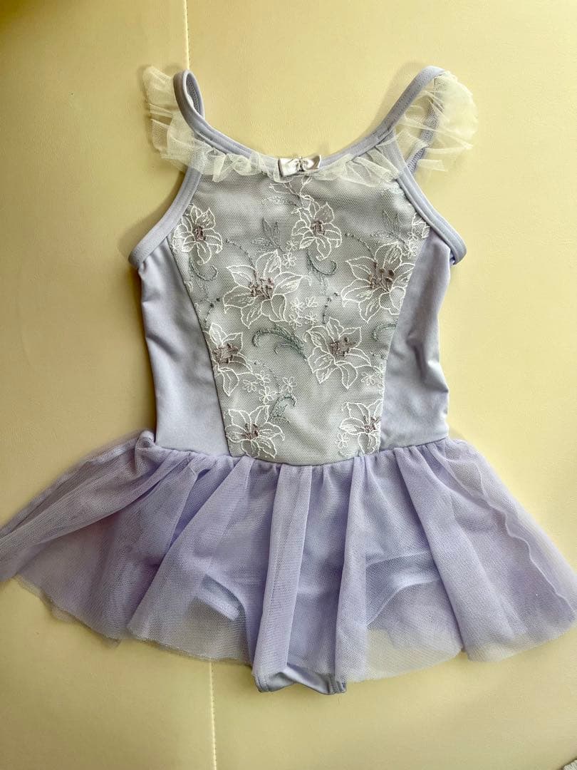 チャコット公式(chacott)スカート付レオタード バレエ パープル100cm