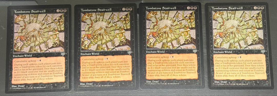 墓石の階段/ Tombstone Stairwell 英4枚