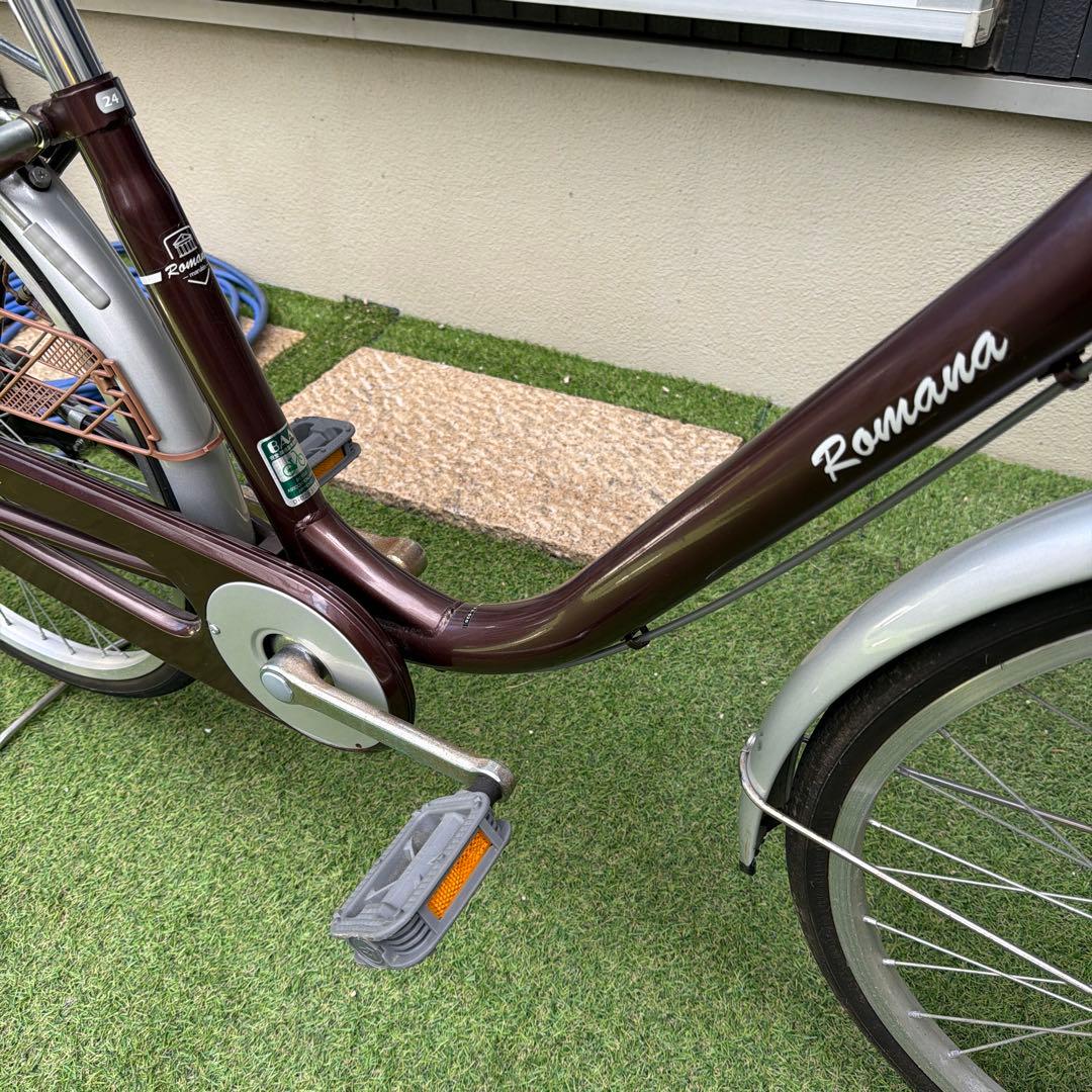 と*む様 24インチ　ママチャリ　引取り限定