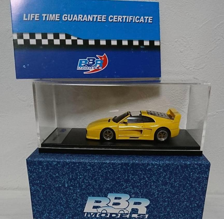 激レア BBR 1/43 フェラーリ F48 ケーニッヒ スパイダー イエロー